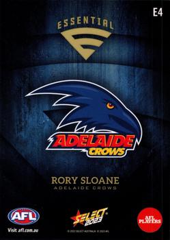 2023 Select AFL Footy Stars - Essentials #E4 Rory Sloane Back
